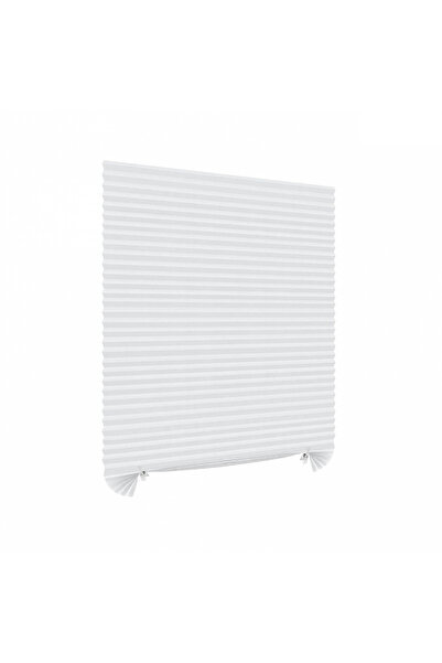 G Glixicom Pleated Blind with Self-Adhesive Attachment System Glixicom 60 x 150 cm White