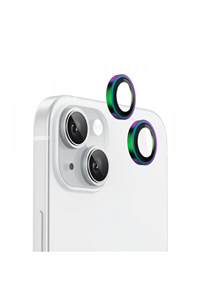 Apple Blueo Metal Frame Rear Camera Protector for iPhone 15 Plus / 15, Glass