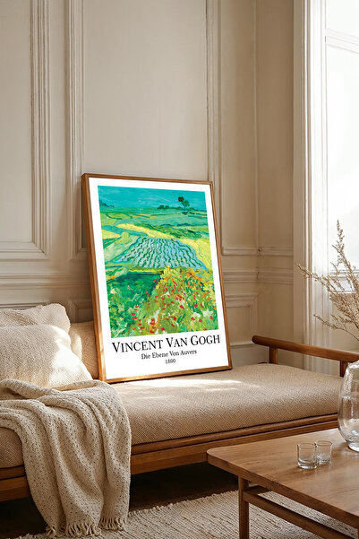 Dekorsiahome Tablouri dintr-o singură bucată cu rame din lemn pentru sufrager...