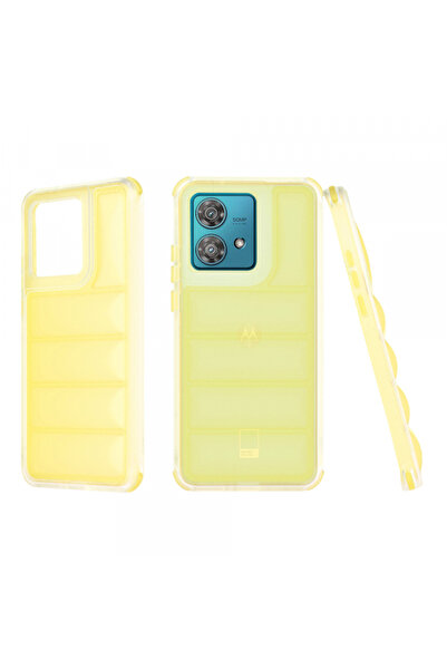 Motorola Edge 40 Neo Case, Techsuit, Wave Shield, Yellow