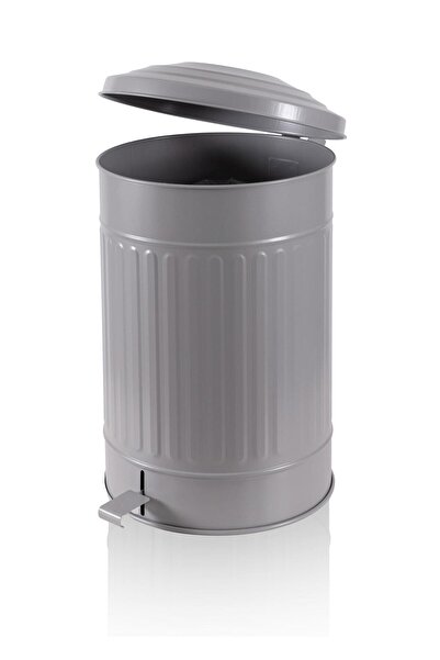 The Mia Trash Can Kitchen 37 Lt Light Gray