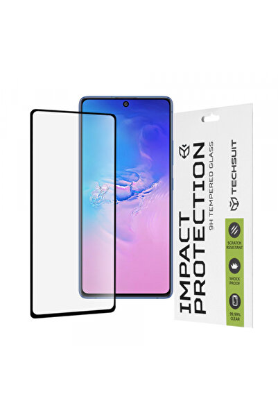 Samsung Techsuit Screen Protector for Galaxy S10 Lite G770, Tempered Glass, Full