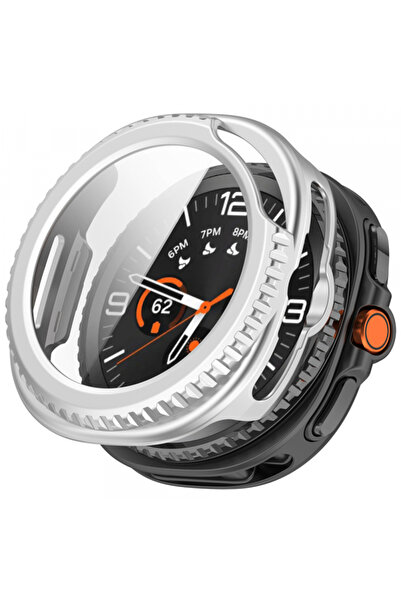 Samsung Techsuit Defense360 Pro Case for Galaxy Watch8 Classic, Silver