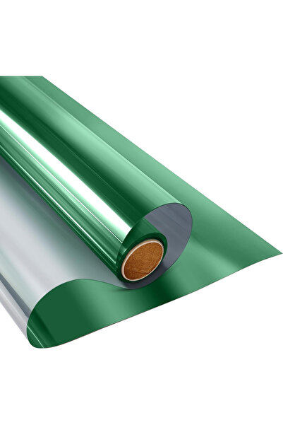 G Glixicom Reflective Window Film with UV Protection and Green Mirror Effect 60 x 200 cm