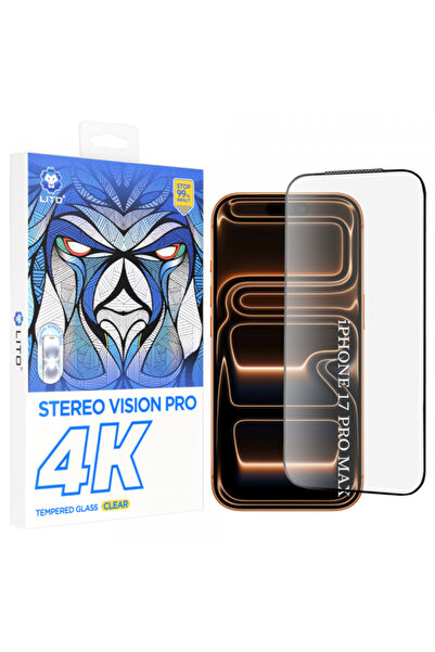 Apple Lito D+ Max 4K Screen Protector for iPhone 17 Pro Max, Tempered Glass, ...