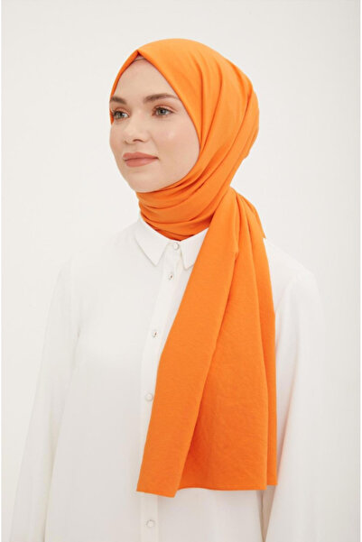 Armine Șal Cazz din bumbac de culoare portocalie Trend IST 1 - 21056