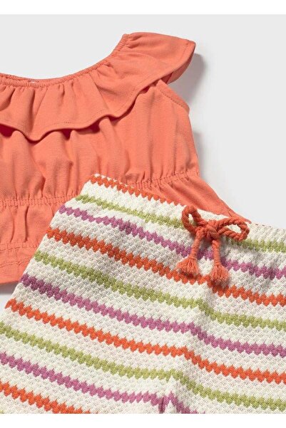 MAYORAL Baby Girl Summer Blouse Pants 2 Pcs Set 1575