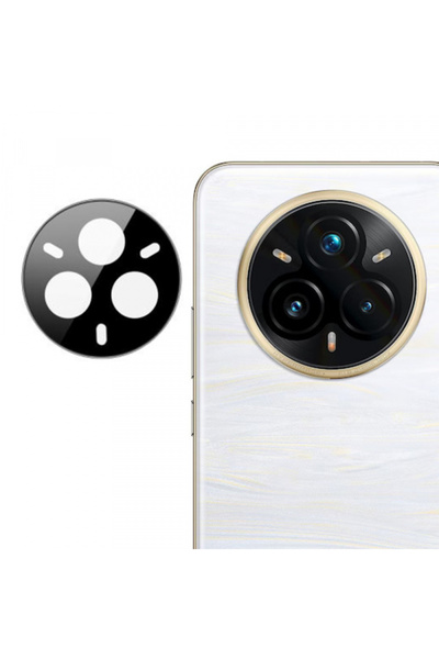 realme Techsuit Rear Camera Screen Protector for 14 Pro+, Tempered Glass, Black