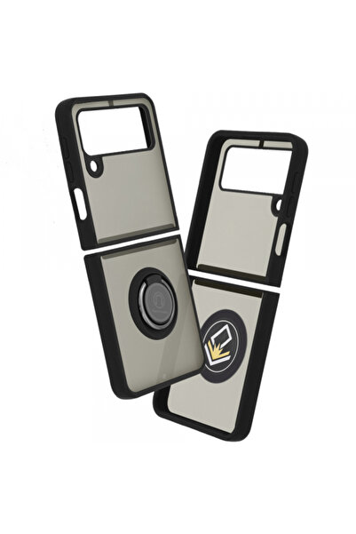 Samsung Case for Galaxy Z Flip3 5G F711, Techsuit, Glinth, Black