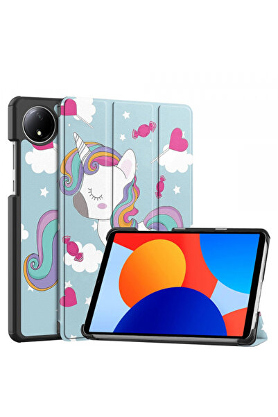 Xiaomi Husa pentru Redmi Pad SE 8.7, Techsuit, FoldPro Unicorn, Multicolor