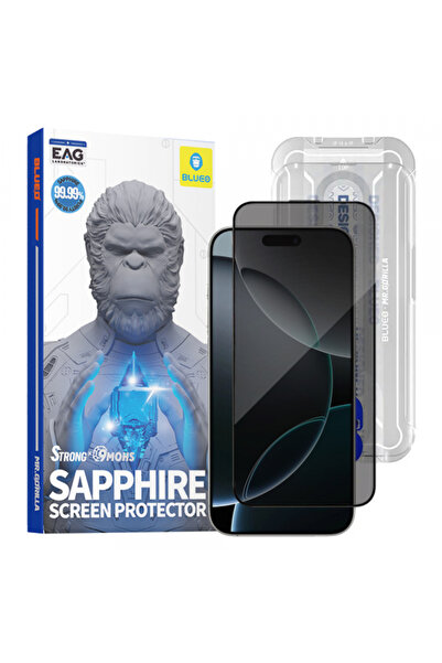 Apple Privacy Blueo Sapphire Applicator Pro Screen Protector for iPhone 17 Pr...
