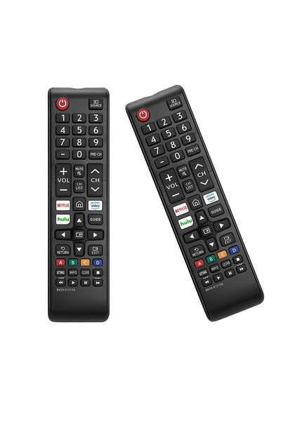 HYX مجموعة من 2 جهاز تحكم عن بعد عالمي لتلفزيون سامسونج - بديل متوافق مع تلفزيون سامسونج الذكي