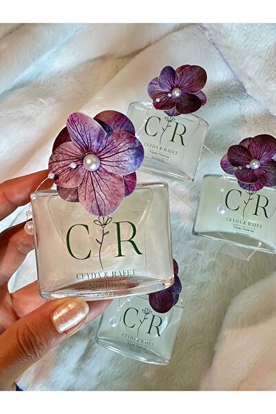 LOVENCE Hediyelik Ortanca Çiçekli İnci Tozlu Kolonya - Söz, Nişan, Nikah ve Ö...