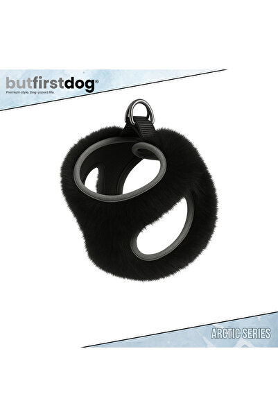 But First Dog طوق قطط من القطيفة |   نظام أمان ثلاثي مع عاكس، ومقود ناعم