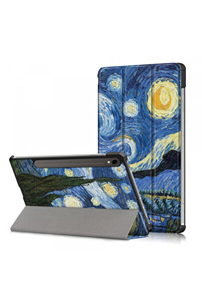 Samsung Husa pentru Galaxy Tab S9 FE / Tab S9 / Tab S10 FE, Techsuit, FoldPro Starry Night,