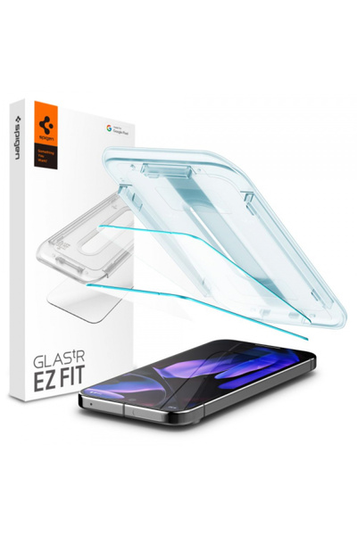 Google Folie de protectie Ecran Spigen GlastR EZ FIT pentru Pixel 9 / 9 Pro, Sticla Securizata,