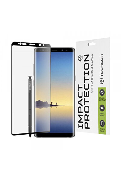Samsung Techsuit Screen Protector for Galaxy Note 8 N950, Tempered Glass, Ful...