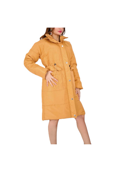 MQ Women's mid-length puffer winter jacket