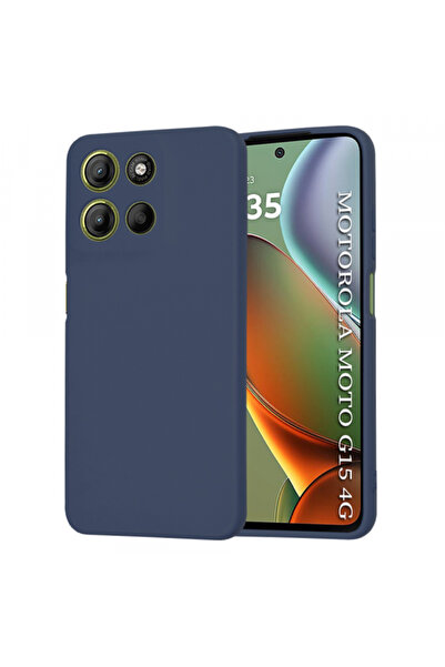 Motorola Калъф за Moto G15 / G15 Power, Techsuit, SoftFlex, Тъмносин