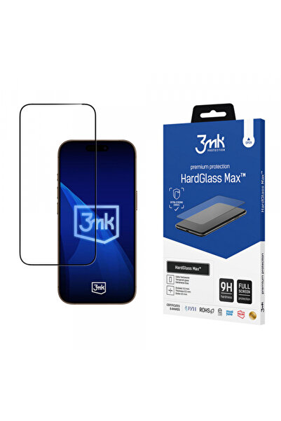 Apple 3MK HardGlass Max Screen Protector for iPhone 17 Pro Max, Tempered Glas...