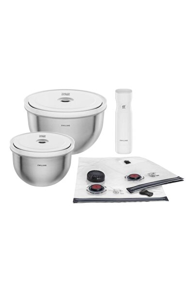ZWILLING طقم فريش آند سيف فاوكوم ستارت من الفولاذ المقاوم للصدأ مقاس M/L 9 قط...