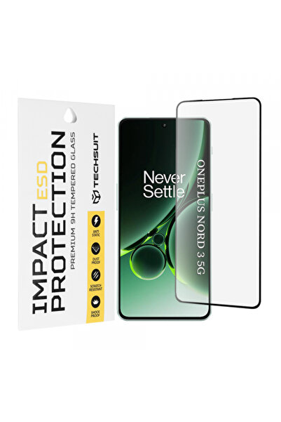 Oneplus Folie de protectie Ecran Techsuit pentru Nord 3, Sticla Securizata, Full Glue, Neagra