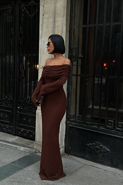 Love Fab Рокля с детайли на предната част и дантелена яка тип „Мадона“