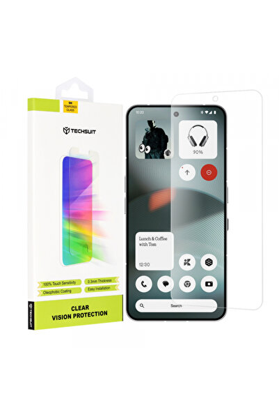 NOTHING Techsuit Clear Vision Screen Protector for Phone (3), Tempered Glass, Full