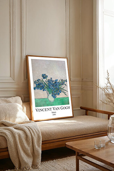 Dekorsiahome Εικόνες Βαν Γκογκ με ξύλινο πλαίσιο σε ένα κομμάτι, ζωγραφική στ...