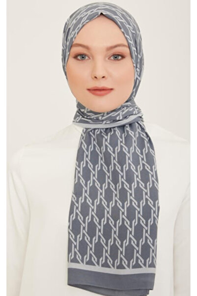 Armine Trend Defne Şal IST 5760 - 06 Gri - Alb