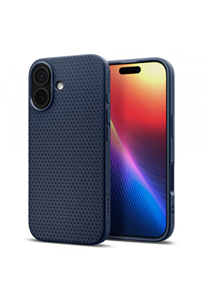 Apple Husa pentru iPhone 17, Spigen, Liquid Air, Bleumarin