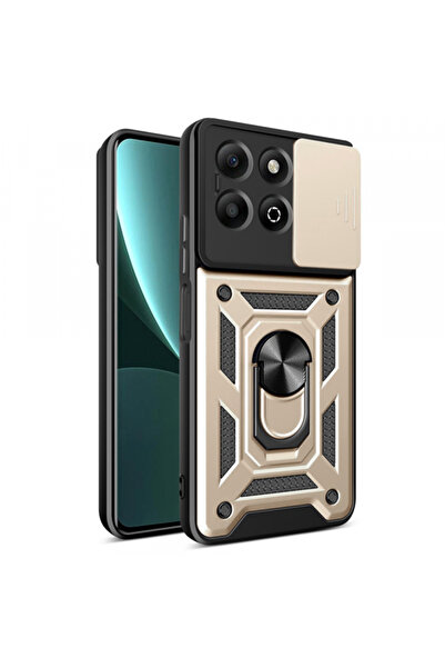 HONOR Husa pentru X6b, Techsuit, CamShield, Aurie