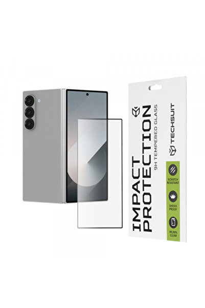 Samsung Techsuit Outer Screen Protector for Galaxy Z Fold6 F956, Tempered Glass,