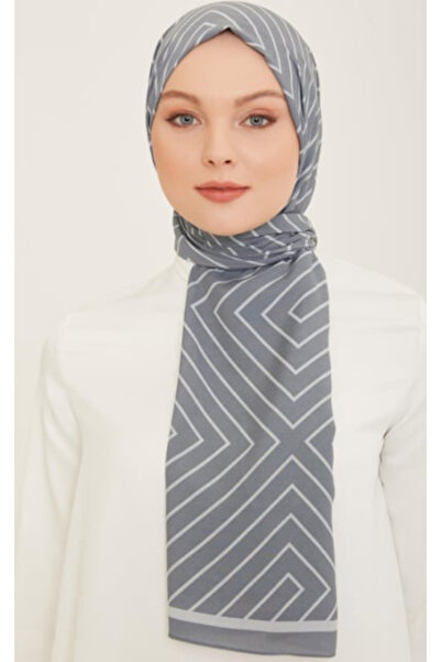 Armine Trend Defne Şal IST 5761 - 06 Gri - Alb