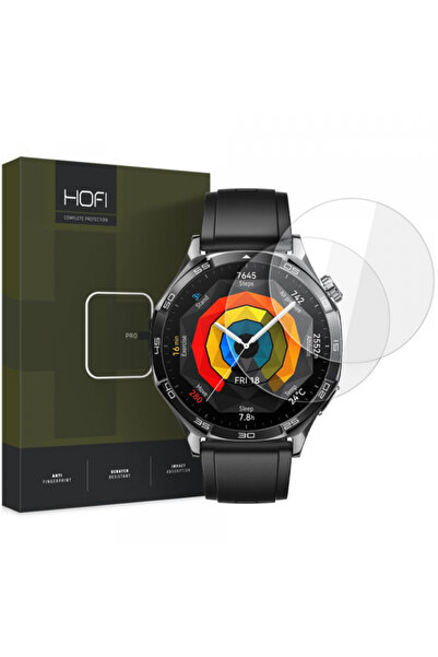Huawei Folie Protectie HOFI Glass PRO+ pentru Watch GT 5 46mm, Set 2 bucati, ...
