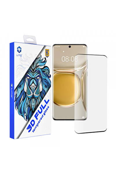 Huawei Folie de protectie Ecran Lito pentru P50 Pro, Sticla Securizata, Full Glue, 3D, Neagra
