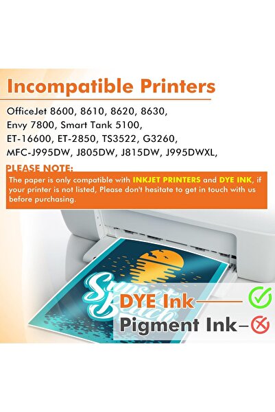 Generic Koala Paper Glossy Inkjet Paper 21.6 × 27.9 cm, 100 Sheets, 115 g/m²