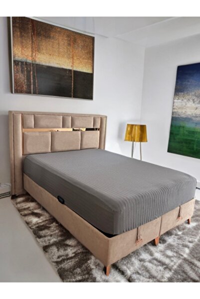 Demya Home 100% Cotton Single / Double Fitted Sheet (1St Layer) Class Domestic Production)