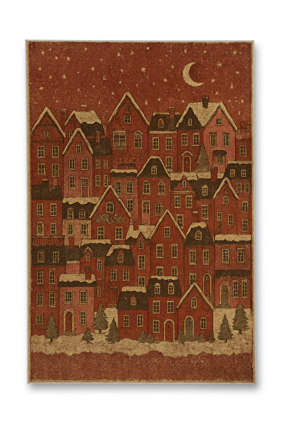 Rugs Modern Halı سجادة ديكور عتيقة بنمط مدينة من موسو، موديل mosso1545