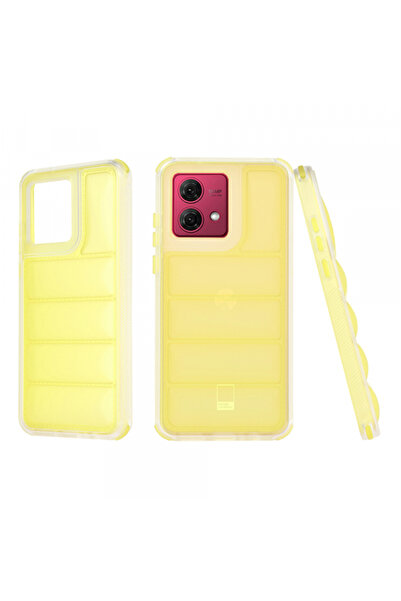 Motorola Husa pentru Moto G84, Techsuit, Wave Shield, Galbena