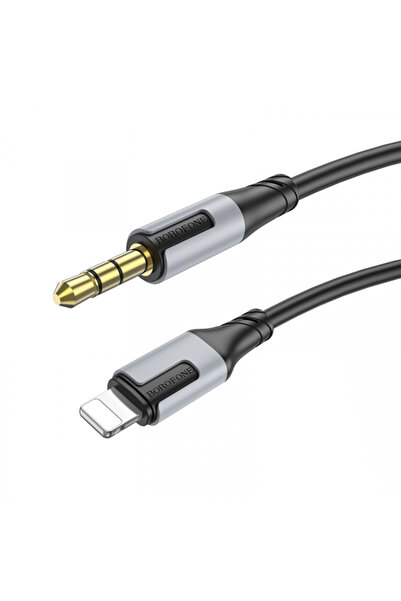 Apple Cablu Audio Lightning - 3.5mm Borofone BL19 Creator, 1m, Negru