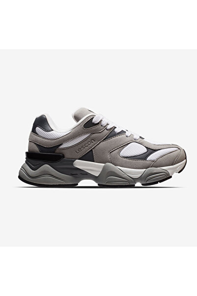 Lescon Ghost-2 Phlon Hafif Taban Ultra Rahat Uniseks Spor Ayakkabı GRİ BEYAZ