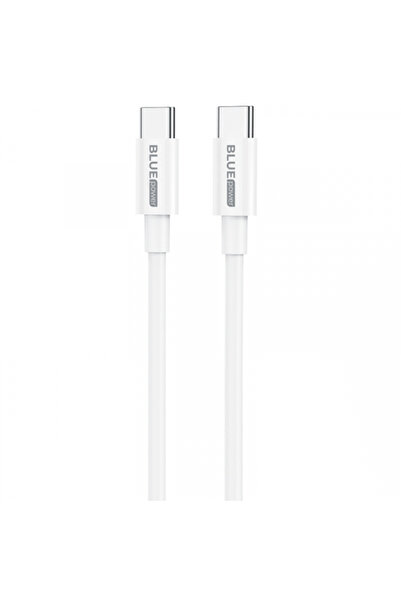 Universal Cablu Date si Incarcare USB-C - USB-C BLUE Power BBX44, 100W, 1m, Alb