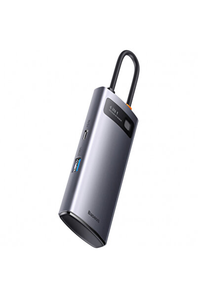 Baseus Hub USB-C Metal Gleam, 4 x USB-A 3.0, Gri WKWG070013