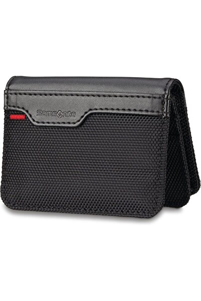 Samsonite Xenon Business Card Holder, Black, One Size, Polyester