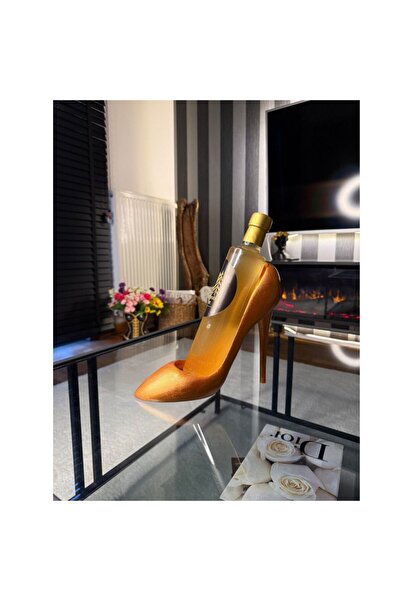 İncomparable Home Stiletto Görünümlü Şişe Standı – El Boyaması Şık ve Dekorat...