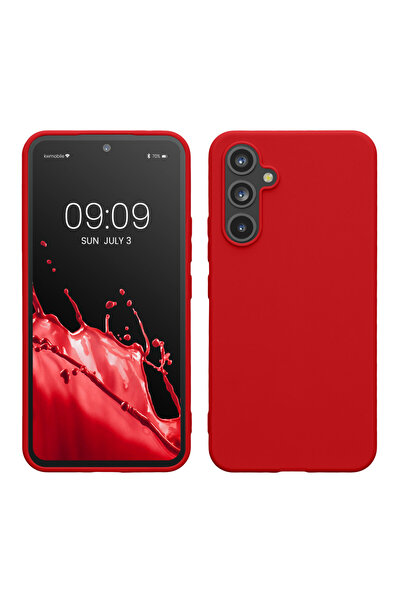 KWmobile Case for Samsung Galaxy A54 5G, Red, Silicone, KWM000018FR048C
