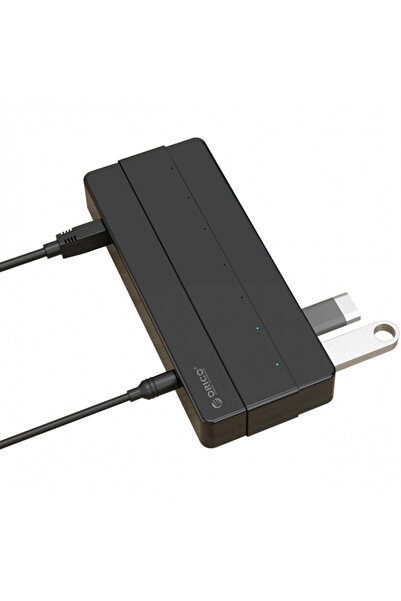 Orico Hub USB H7928-U3-V1, 7 porturi USB-A 3.0, Negru