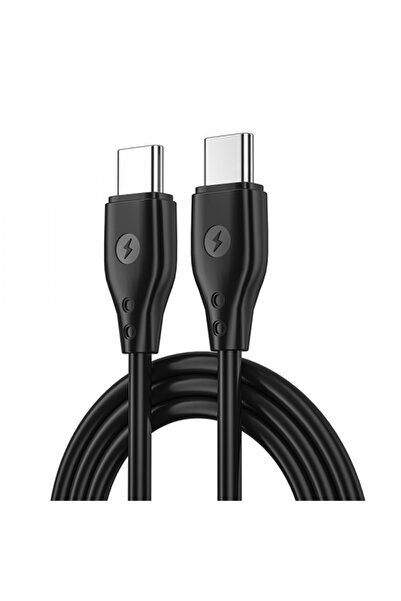 Universal Cablu Date si Incarcare USB-C - USB-C WiWu Wi-C002, 67W, 1m, Negru
