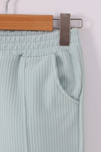 monox Girl's Glitter Drawstring F Corded Fabric Fleece Set